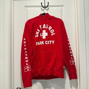 Ski Patrol Red Hoodie Park City